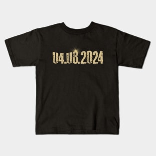 Total Solar Eclipse 04.08.2024 Kids T-Shirt